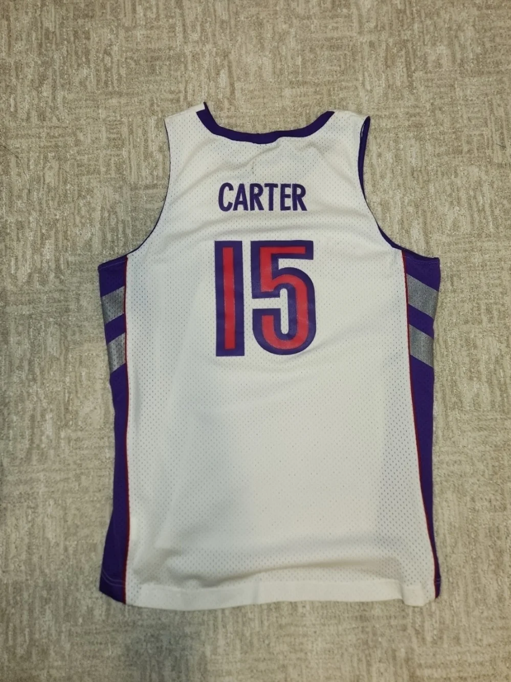 Vince Carter Toronto Raptors Nike Team Apparel Embroidered Jersey Men's Size Lar